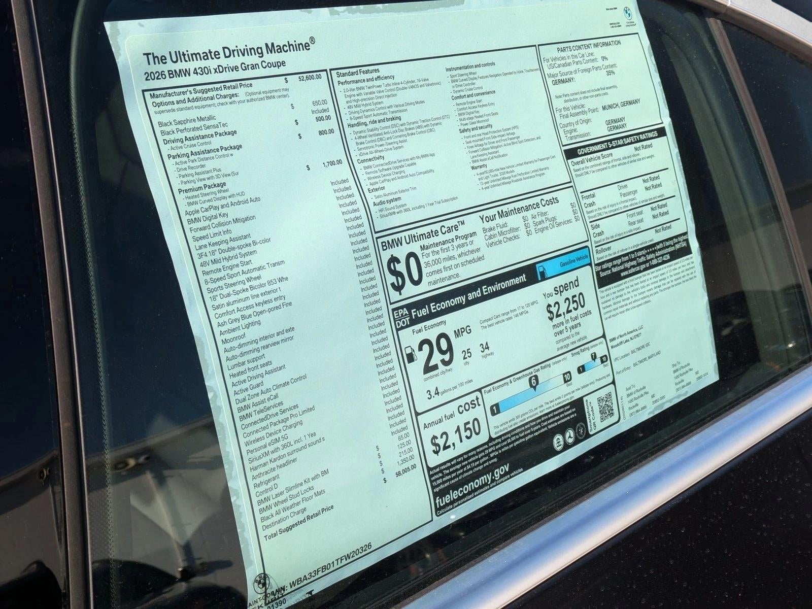 2026 BMW 430i xDrive Gran Coupe