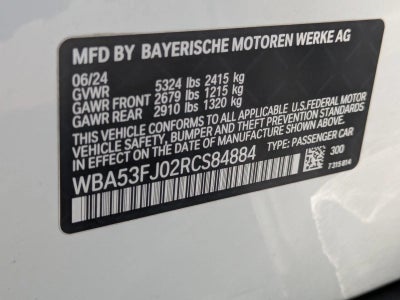 2024 BMW 530i xDrive Sedan