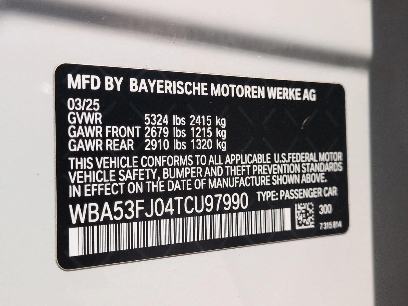 2026 BMW 530i xDrive Sedan
