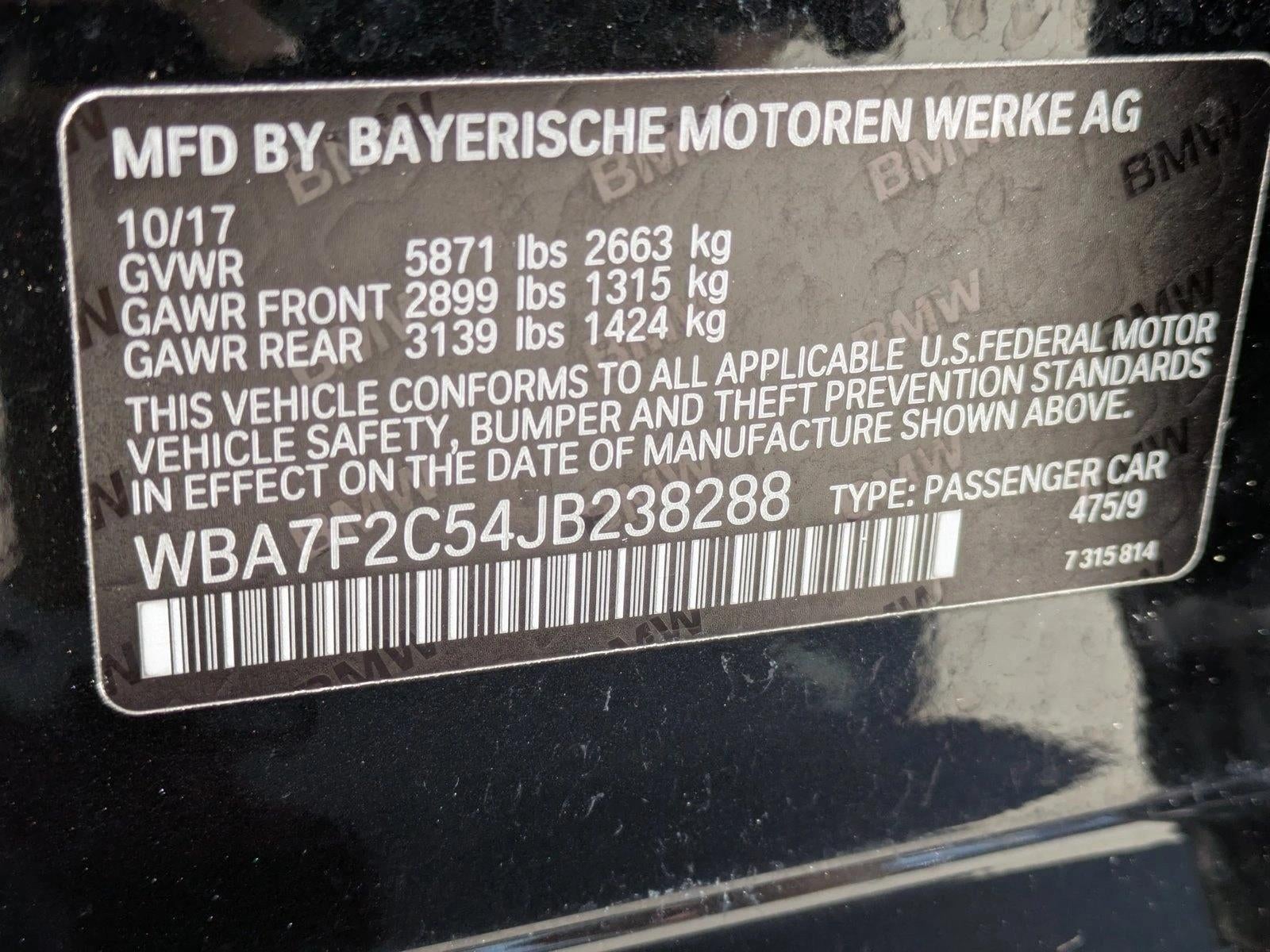 2018 BMW 750i xDrive Sedan