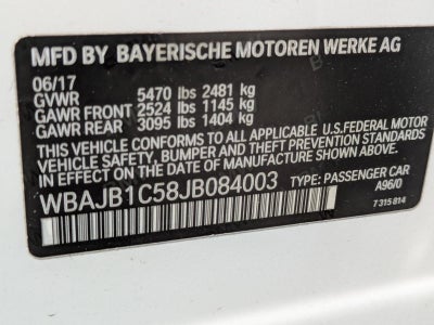 2018 BMW 530e xDrive iPerformance Plug-In Hybrid