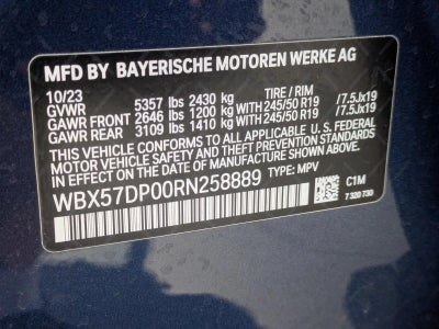 2024 BMW X3 xDrive30i Sports Activity Vehicle