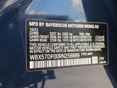 2024 BMW X3 xDrive30i Sports Activity Vehicle