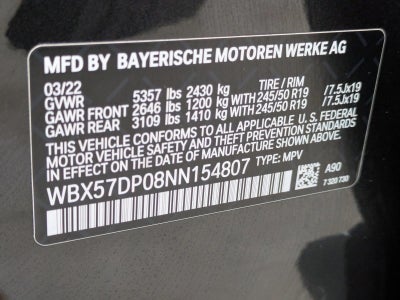 2022 BMW X3 xDrive30i Sports Activity Vehicle