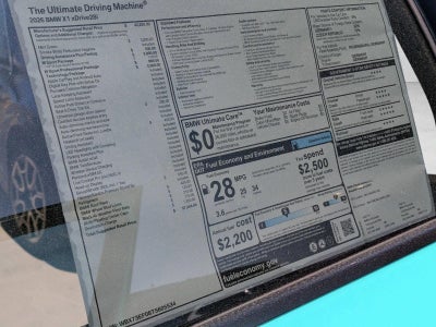 2026 BMW X1 xDrive28i Sports Activity Vehicle