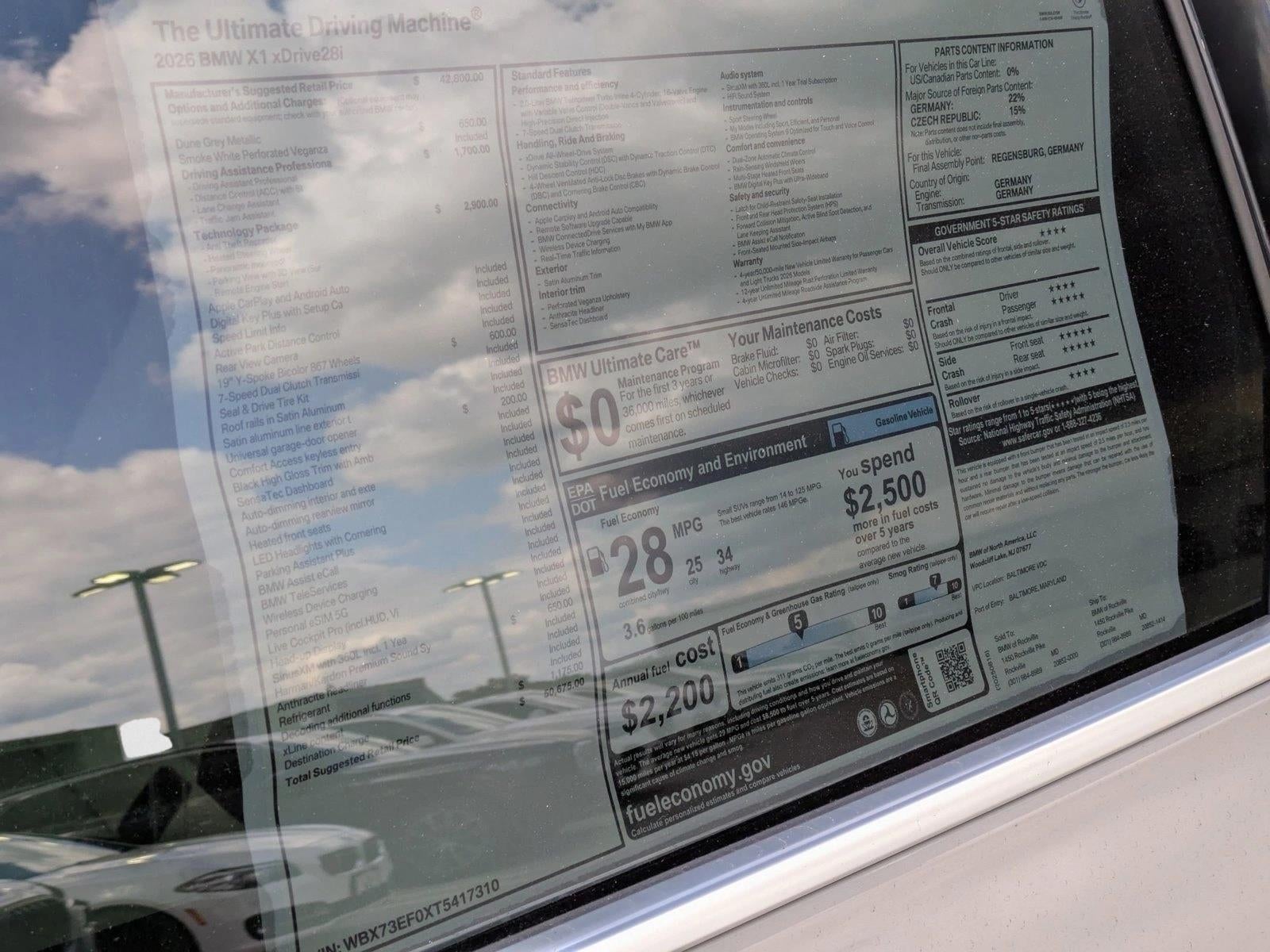 2026 BMW X1 xDrive28i Sports Activity Vehicle