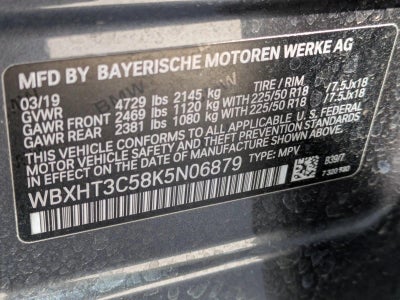 2019 BMW X1 xDrive28i Sports Activity Vehicle