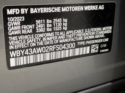 2024 BMW i4 Gran Coupe