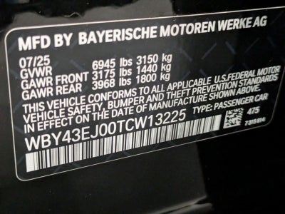 2026 BMW i7 eDrive50 Sedan
