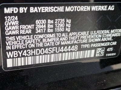 2025 BMW i4 Gran Coupe