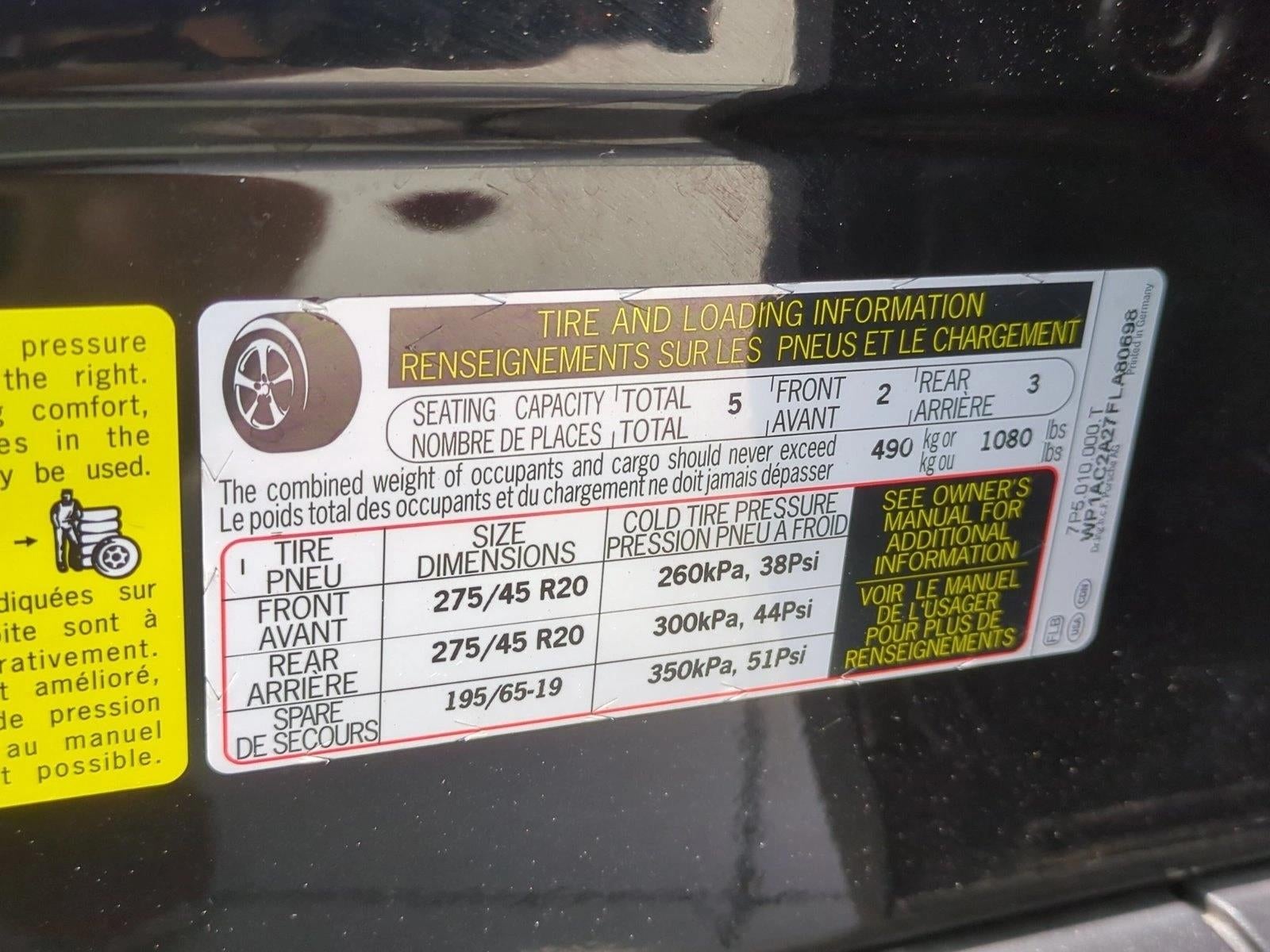 2015 Porsche Cayenne AWD 4dr Turbo