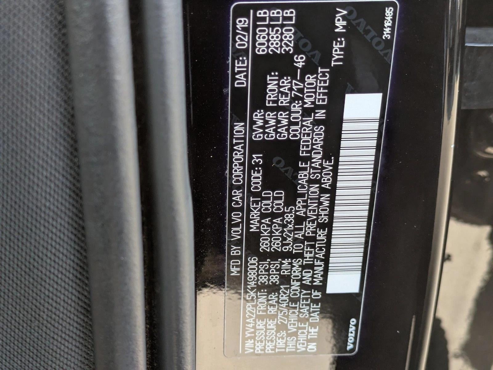 2019 Volvo XC90 T6 AWD Inscription