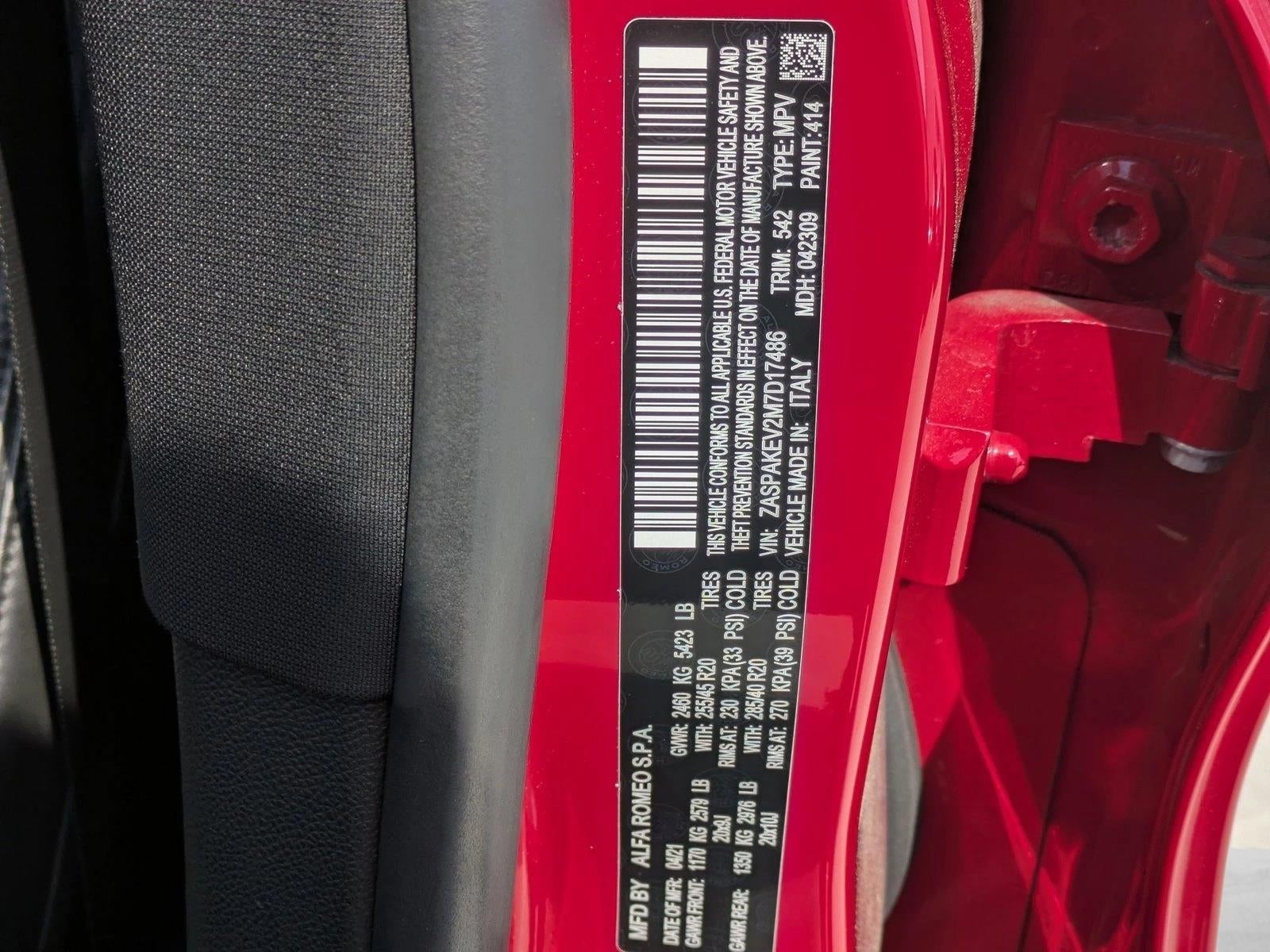 2021 Alfa Romeo Stelvio Quadrifoglio AWD