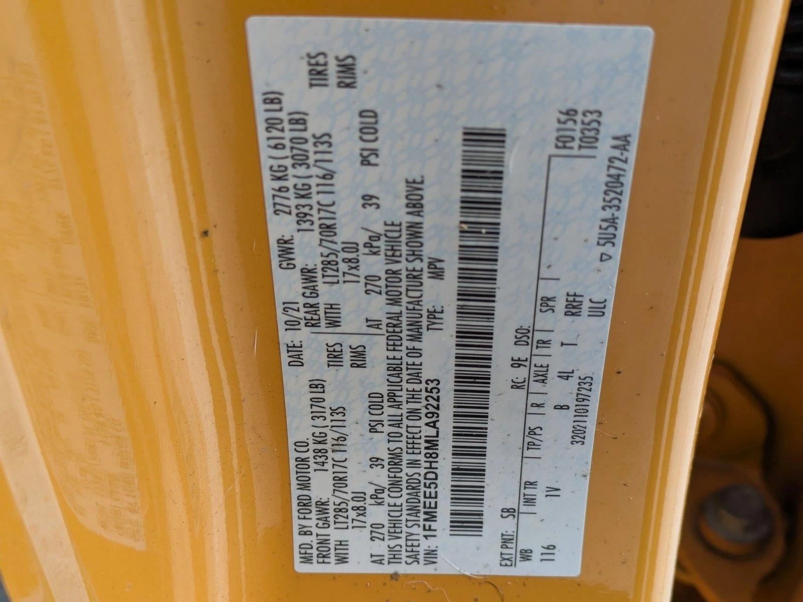 2021 Ford Bronco Badlands 4 Door Advanced 4x4