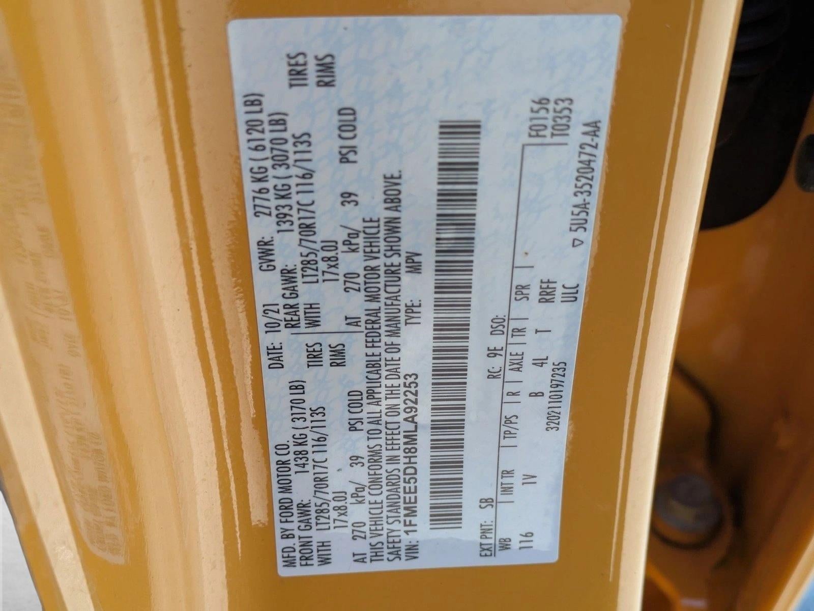 2021 Ford Bronco Badlands 4 Door Advanced 4x4