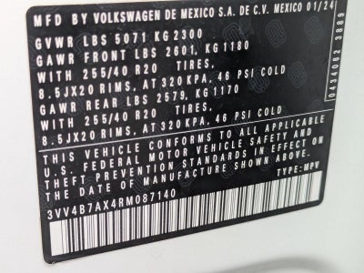 2024 Volkswagen Tiguan 2.0T SEL R-Line 4MOTION