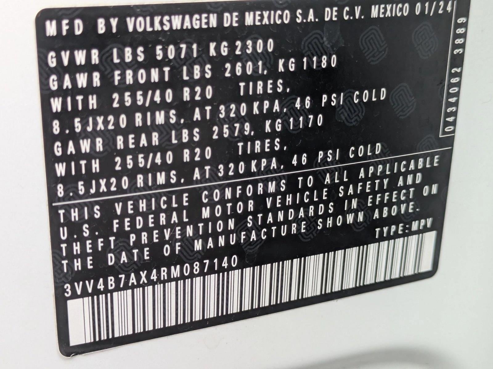 2024 Volkswagen Tiguan 2.0T SEL R-Line 4MOTION