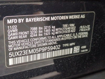 2023 BMW X7 xDrive40i Sports Activity Vehicle