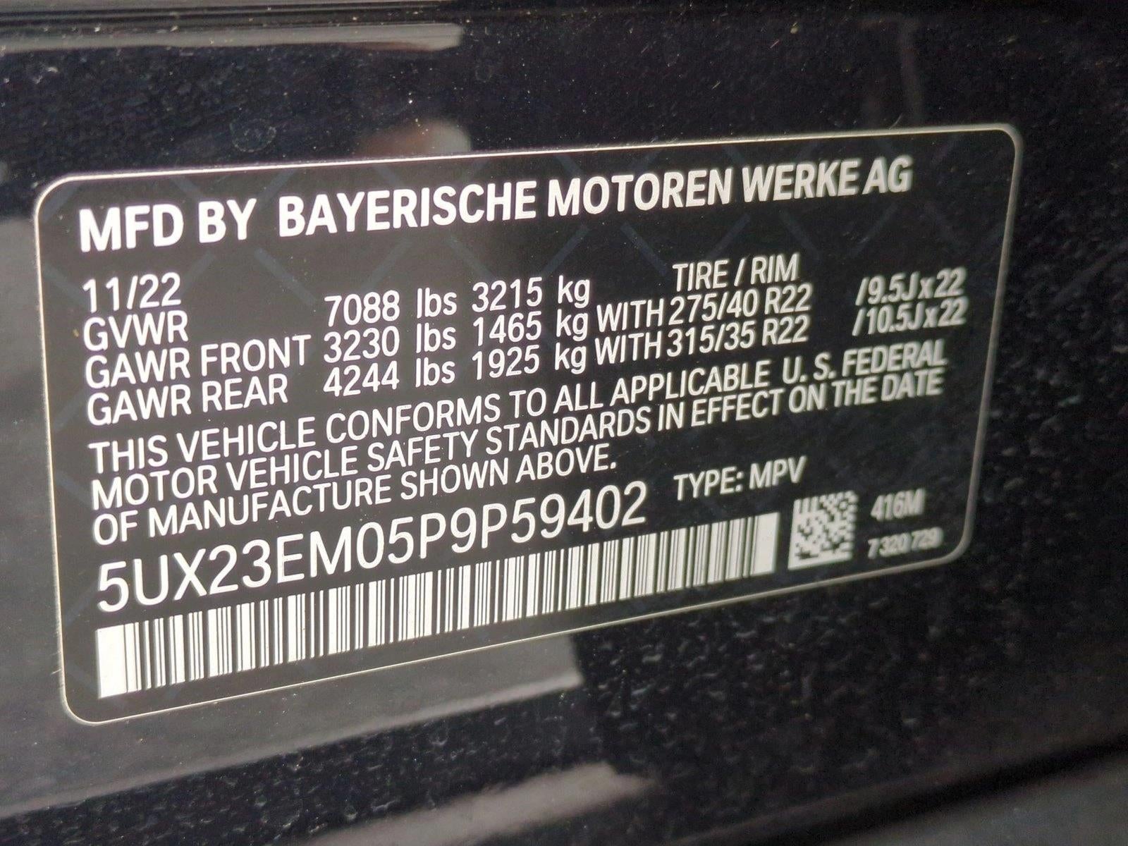 2023 BMW X7 xDrive40i Sports Activity Vehicle