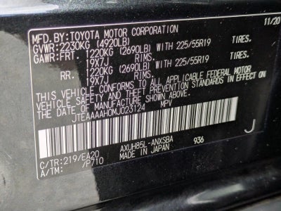 2021 Toyota Venza Limited AWD (Natl)