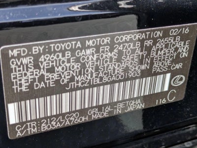 2016 Lexus GS 350 4dr Sdn AWD