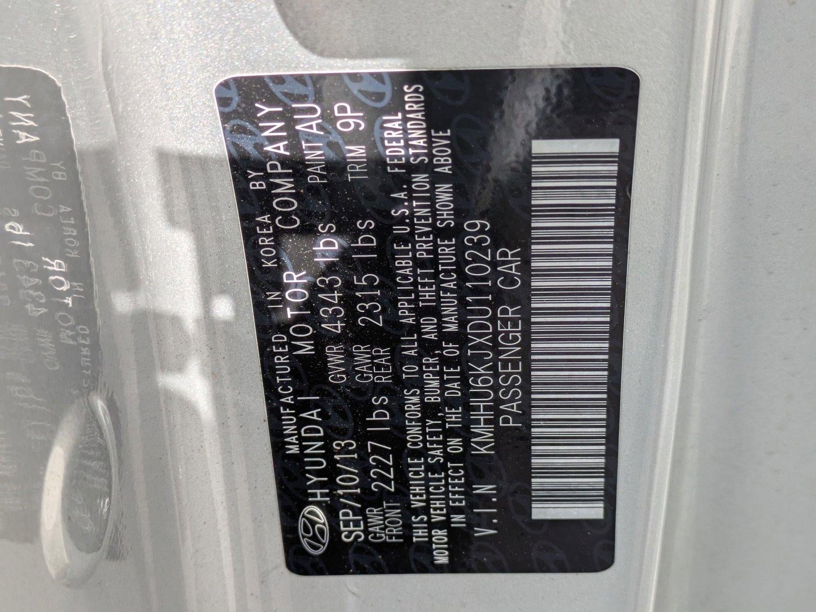 2013 Hyundai GENESIS Coupe 2dr V6 3.8L Man Track