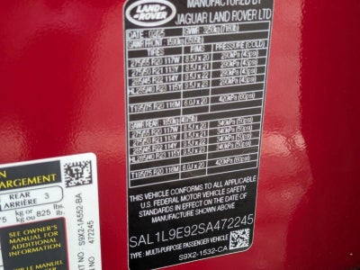 2025 Land Rover Range Rover Sport P530 Dynamic SE