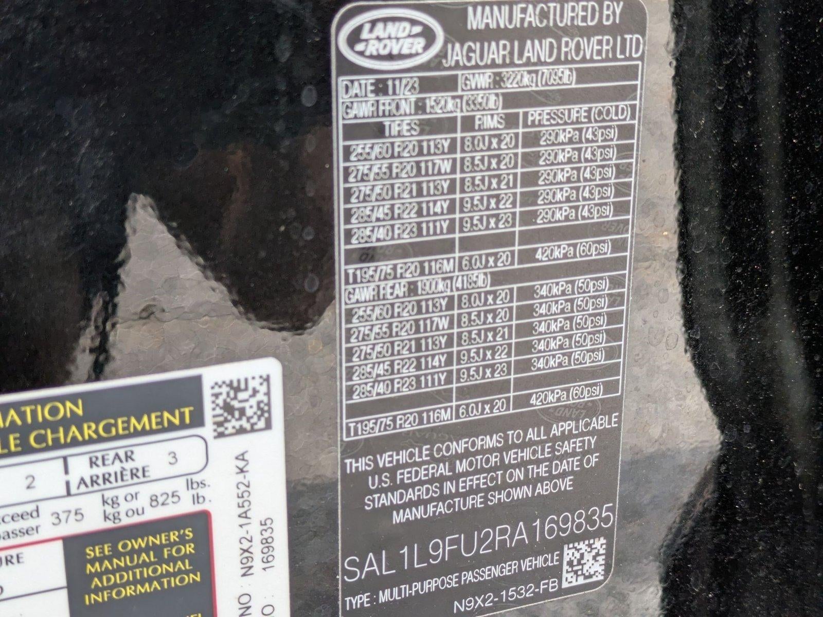 2024 Land Rover Range Rover Sport P400 Dynamic SE