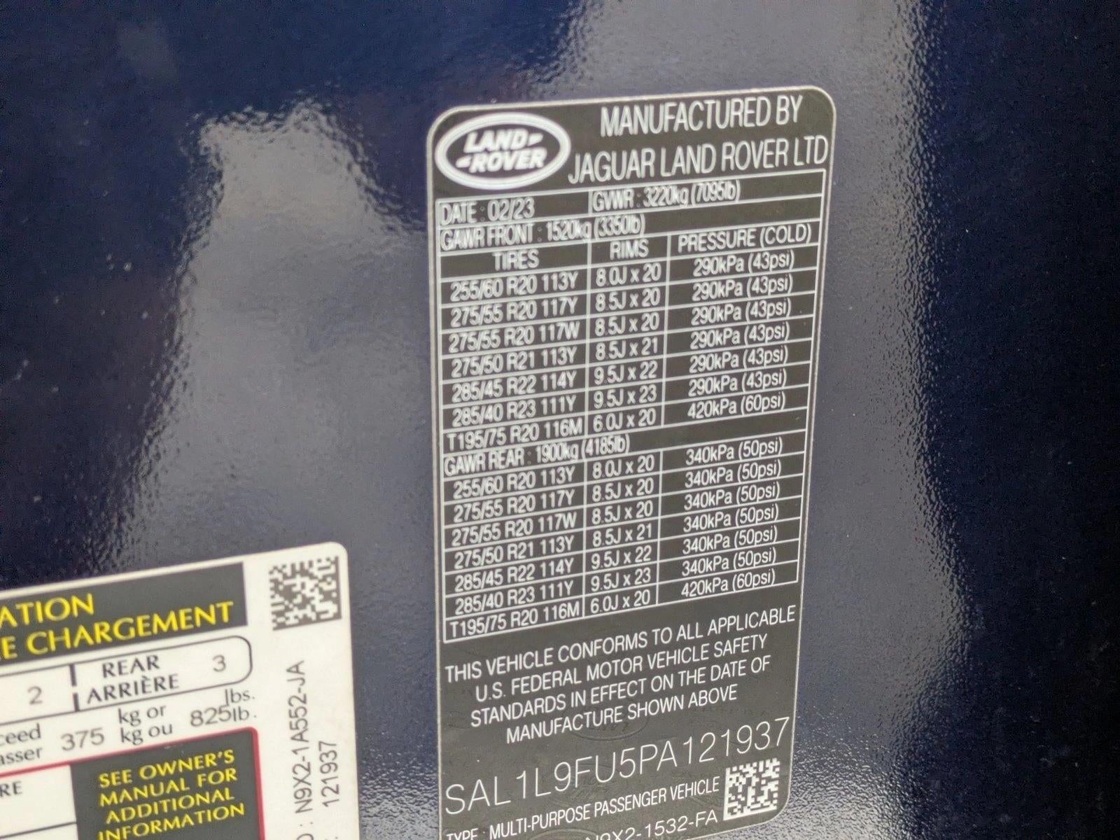 2023 Land Rover Range Rover Sport P400 SE Dynamic