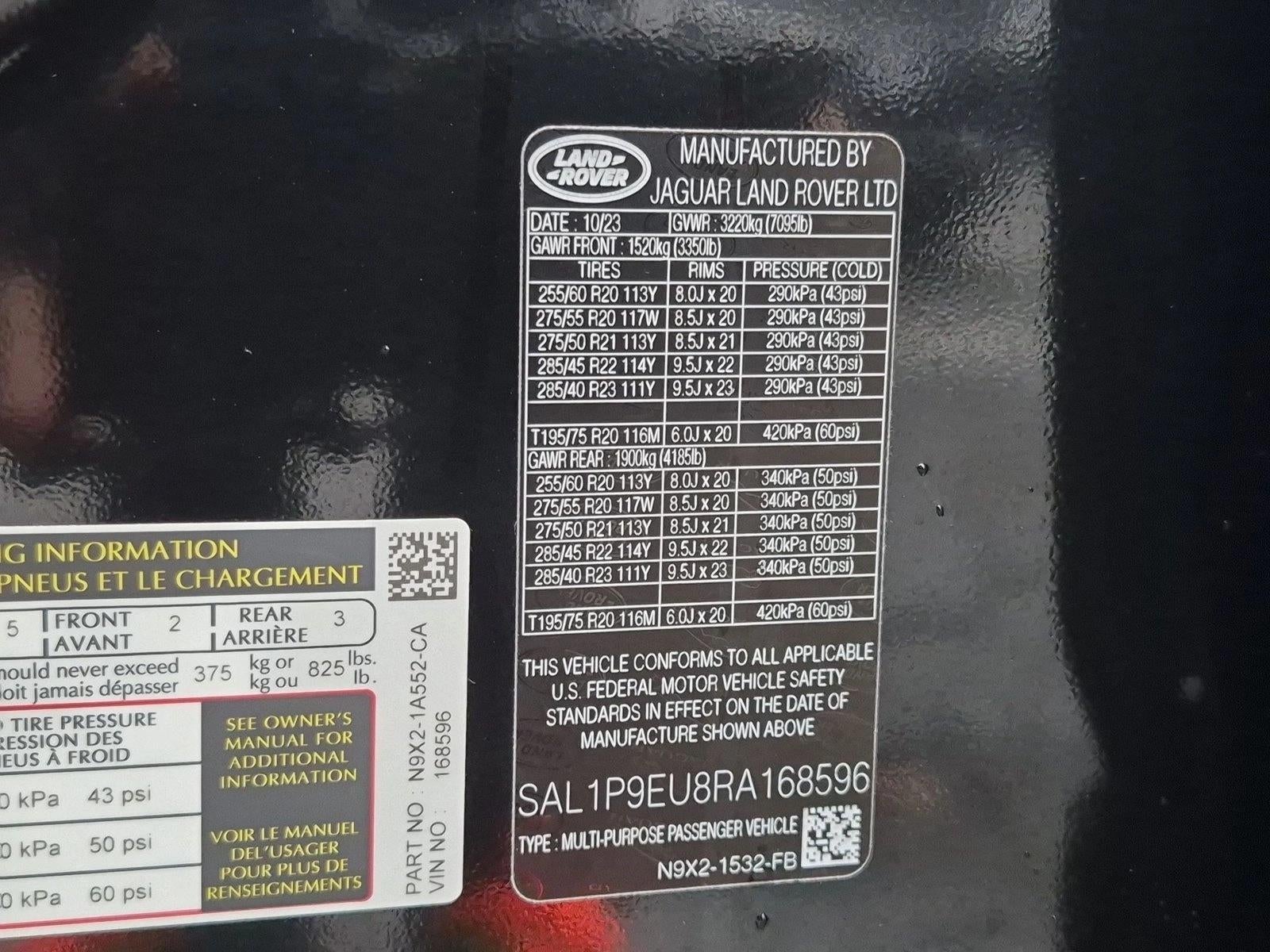 2024 Land Rover Range Rover Sport P360 SE