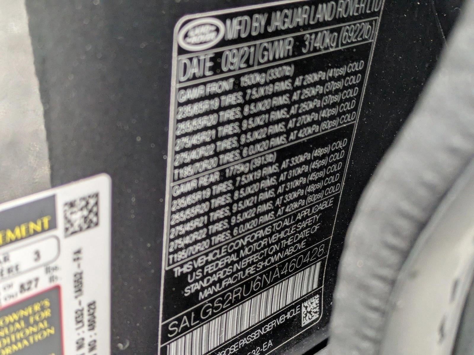 2022 Land Rover Range Rover Westminster SWB