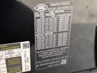 2023 Land Rover Range Rover P400 SE SWB