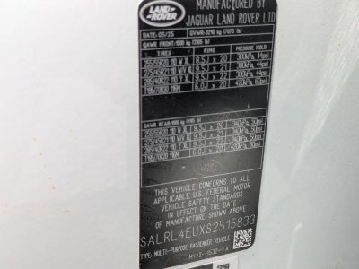 2025 Land Rover Discovery P360 Dynamic SE
