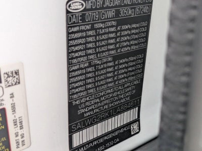 2020 Land Rover Range Rover Sport Td6 Diesel SE