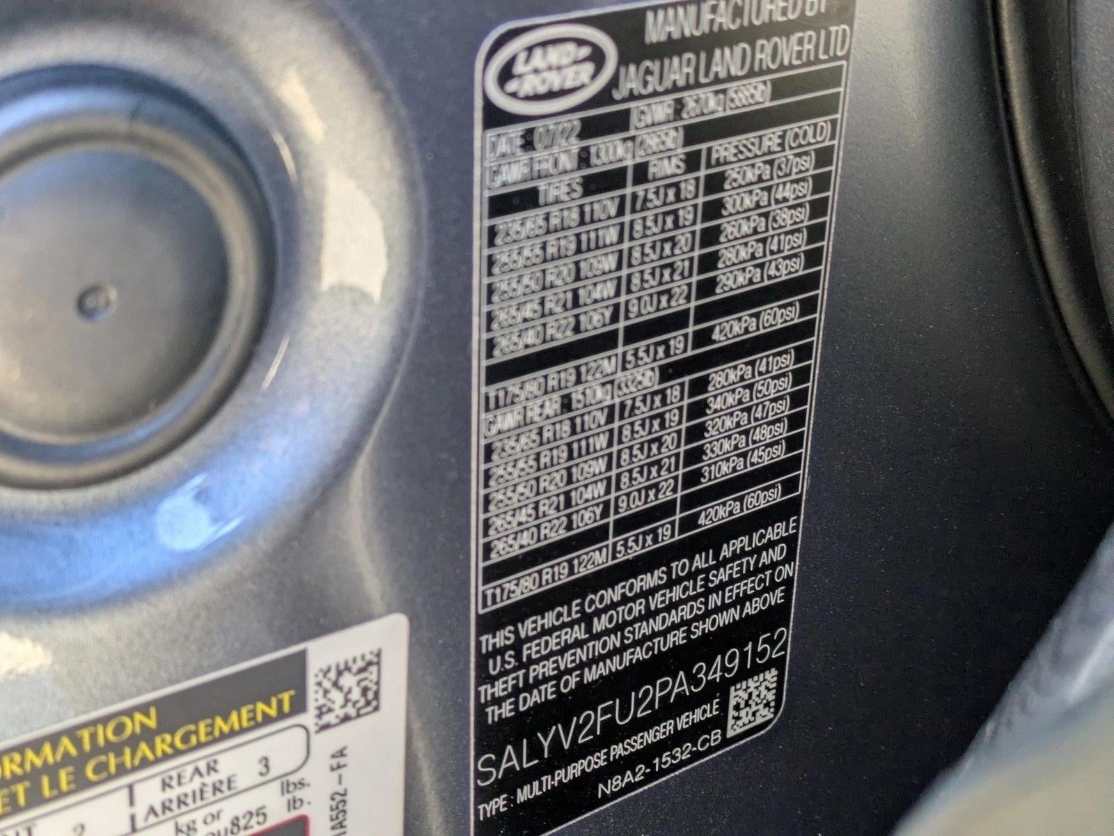 2023 Land Rover Range Rover Velar P400 HST