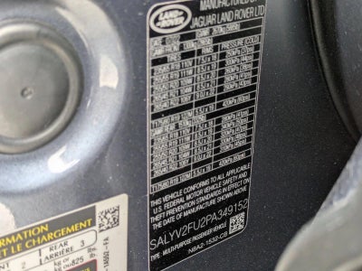 2023 Land Rover Range Rover Velar P400 HST