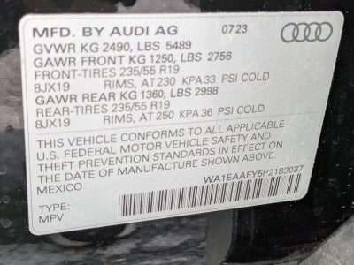 2023 Audi Q5 S line Premium Plus 45 TFSI quattro
