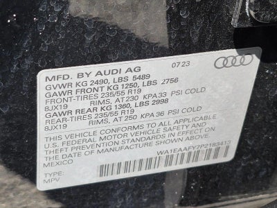 2023 Audi Q5 S line Premium Plus 45 TFSI quattro