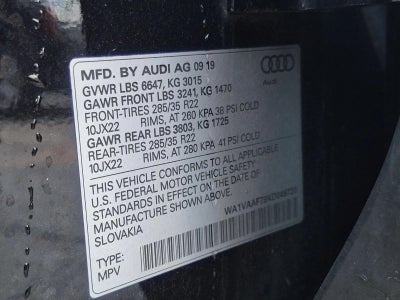 2019 Audi Q7 Prestige 55 TFSI quattro
