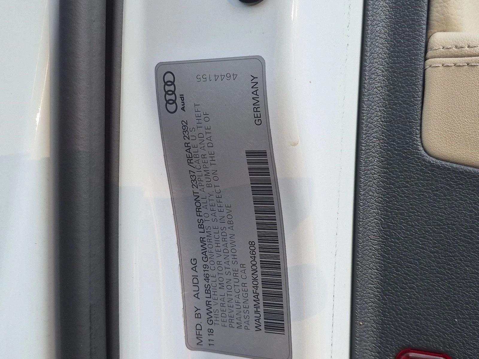 2019 Audi A4 Premium Plus 40 TFSI