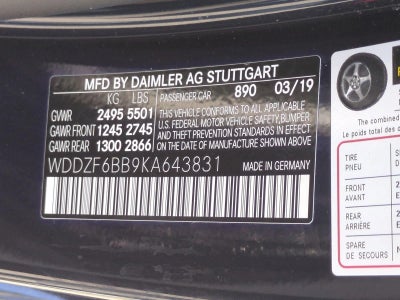 2019 Mercedes-Benz E-Class AMG® E 53 4MATIC®+ Sedan