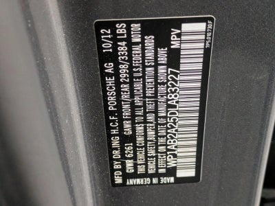 2013 Porsche Cayenne AWD 4dr S