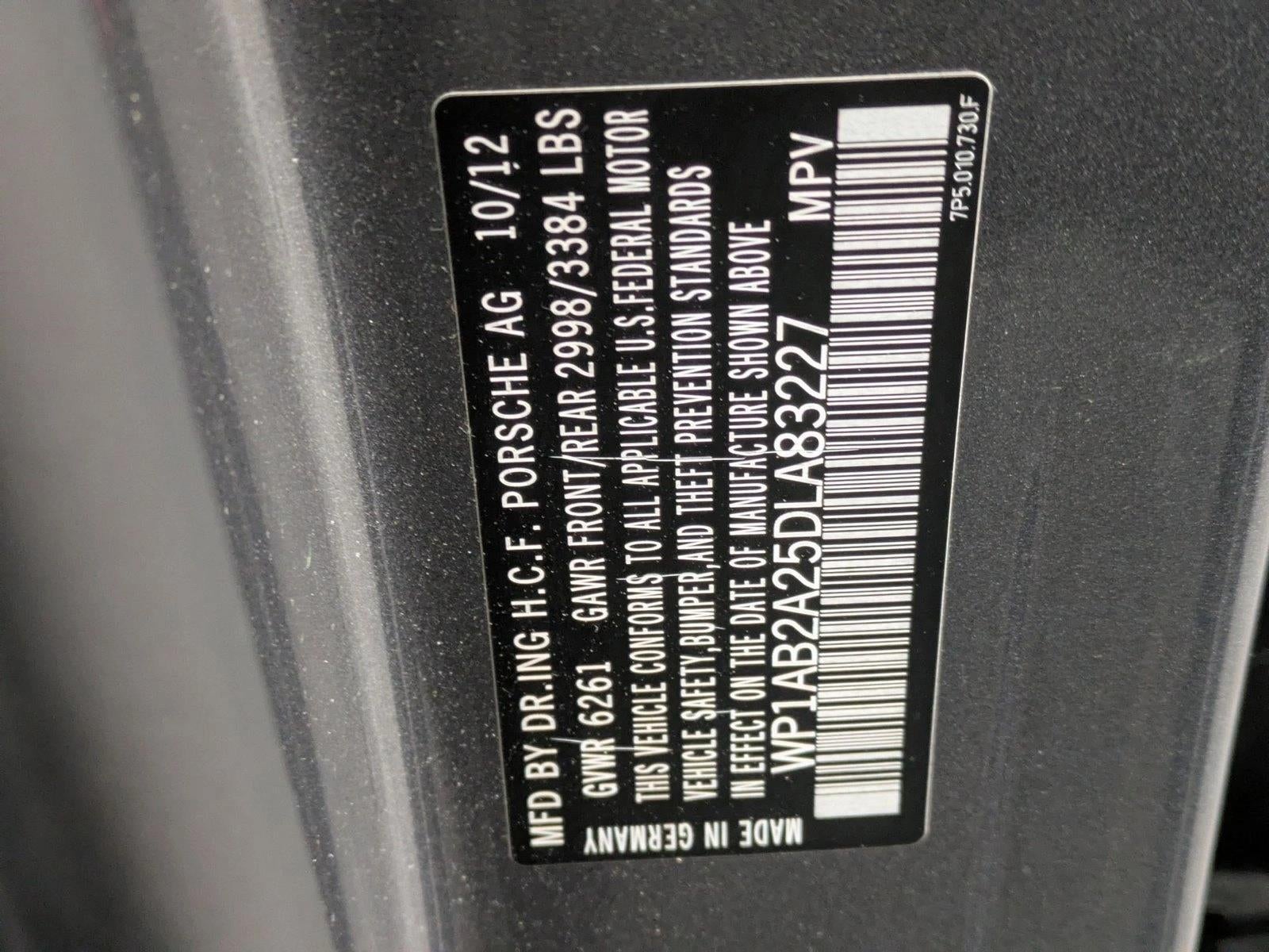 2013 Porsche Cayenne AWD 4dr S