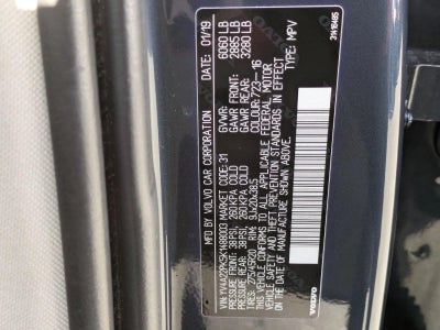 2019 Volvo XC90 T6 AWD Momentum