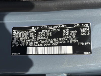 2020 Volvo XC90 T6 AWD Momentum 7 Passenger