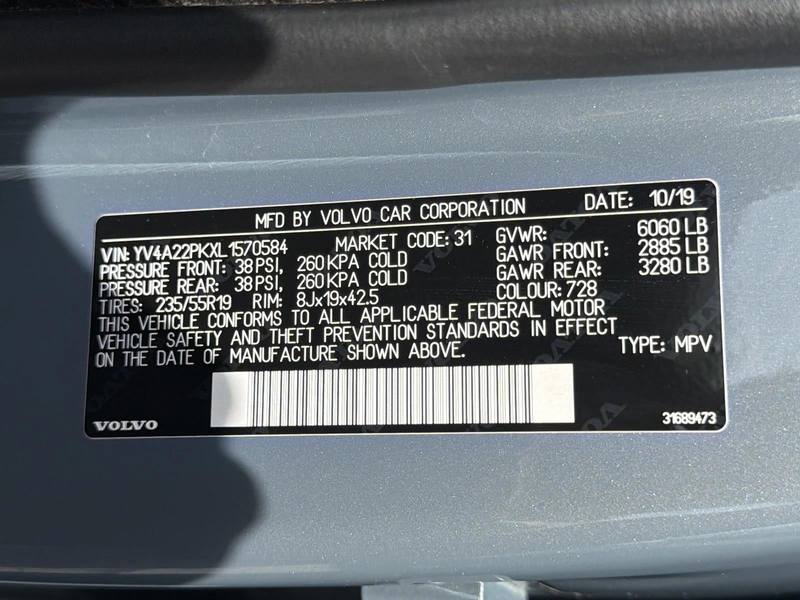 2020 Volvo XC90 T6 AWD Momentum 7 Passenger
