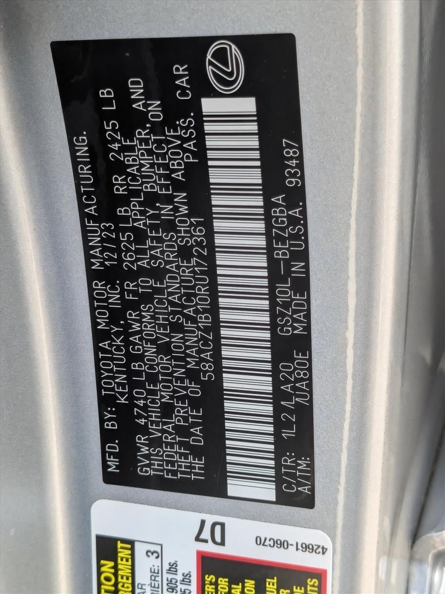 2024 Lexus ES 350 FWD
