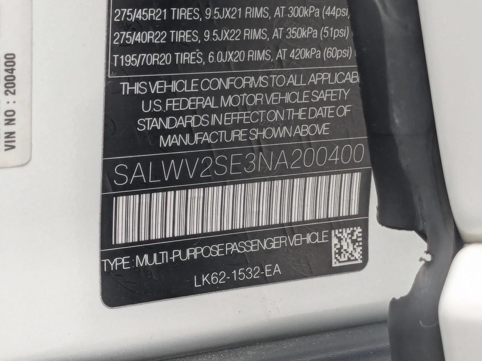 2022 Land Rover Range Rover Sport V8 Supercharged Autobiography