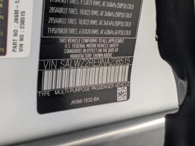 2022 Land Rover Range Rover Sport V8 Supercharged SVR