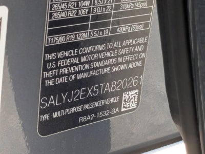 2026 Land Rover Range Rover Velar P250 S